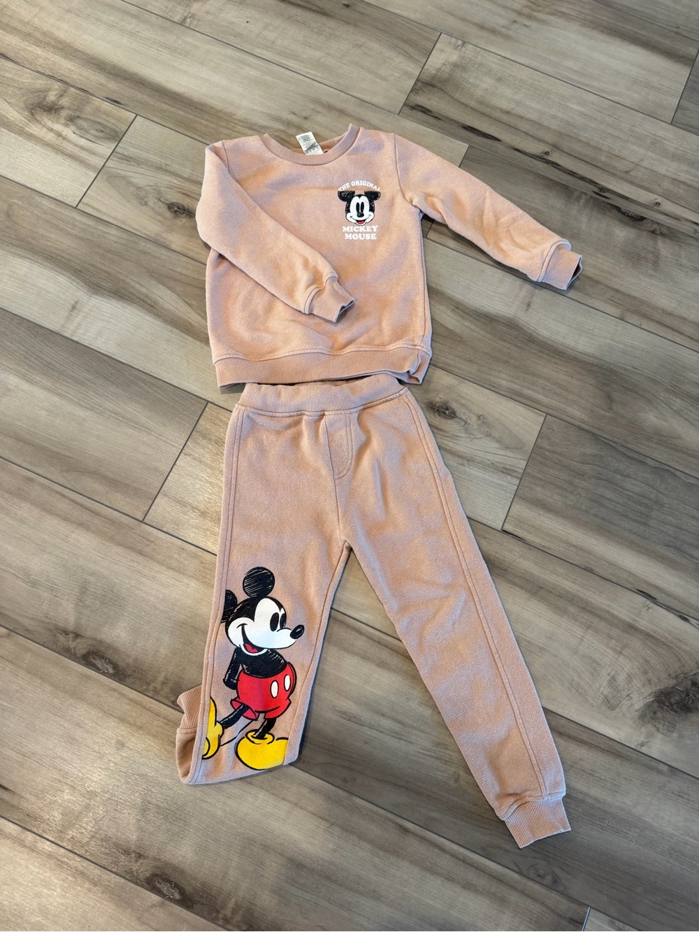 Disney neutral Mickey Mouse Sweatshirt and Joggers Set